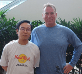 KP Wee with Tom Candiotti in San Diego 2010